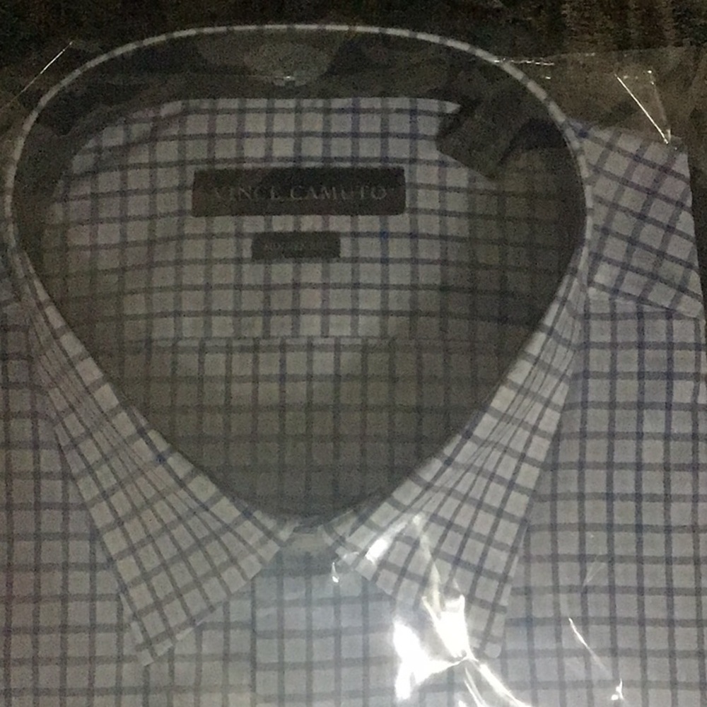 Vince Camuto Checkered Dress Shirt - Picture 2 of 5
